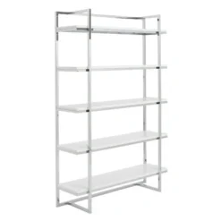 Reza Shelf - White/Chrome