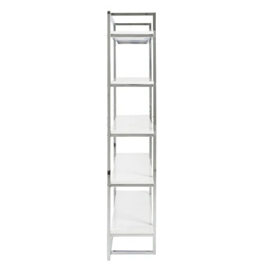 Reza Shelf - White/Chrome 2 Reza Shelf - White/Chrome - Image 2