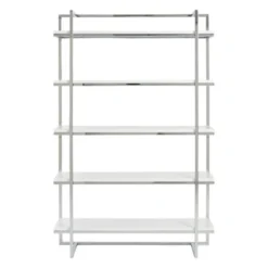 Reza Shelf - White/Chrome 5 Reza Shelf - White/Chrome -LOVESE Furniture Shop 010121948 58465.1690285979.386.513 1