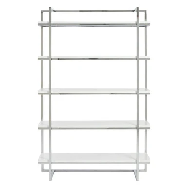 Reza Shelf - White/Chrome 3 Reza Shelf - White/Chrome - Image 3