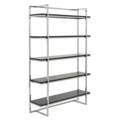 Reza Shelf - Black/Chrome