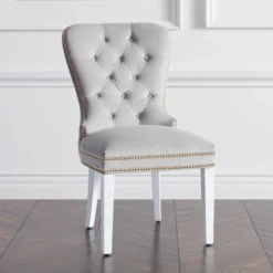Charlotte Dining Chair - High Gloss White -LOVESE Furniture Shop 010355977 47217.1690269633.386.513