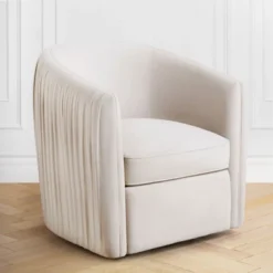 Aria Pleated Swivel Chair -LOVESE Furniture Shop 010447891 52360.1690275889.386.513 1