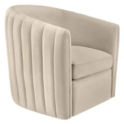 Aria Channeled Swivel Chair -LOVESE Furniture Shop 010658485 MAXWELL ALPACA 41850.1690275888.386.513 1