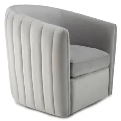 Aria Channeled Swivel Chair -LOVESE Furniture Shop 010658485 67626.1690275887.386.513 1