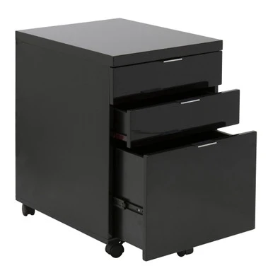 Reza Storage Cabinet - Black 2 Reza Storage Cabinet - Black - Image 2