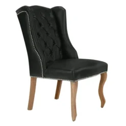 Archer Leather Dining Chair - Wash Oak -LOVESE Furniture Shop 013147272 10983.1690272336.386.513