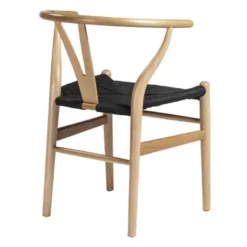 Tia Dining Chair Natural/Black - Set Of 2 -LOVESE Furniture Shop 013147587 4 71547.1690285895.386.513 1