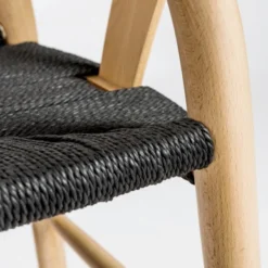 Tia Dining Chair Natural/Black - Set Of 2 -LOVESE Furniture Shop 013147587 6 55153.1690285896.386.513