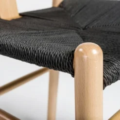 Tia Dining Chair Natural/Black - Set Of 2 -LOVESE Furniture Shop 013147587 7 00900.1690285896.386.513