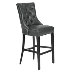 Nottingham Leather Stool - Espresso