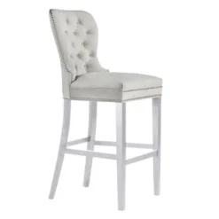 Charlotte Stool - High Gloss White -LOVESE Furniture Shop 013166447 34239.1690268771.386.513