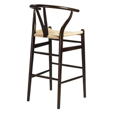 Tia Bar Stool - Walnut/Natural 3 Tia Bar Stool - Walnut/Natural - Image 3