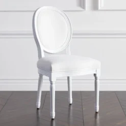 Camille Dining Chair - High Gloss White -LOVESE Furniture Shop 013552778 30053.1690292710.386.513