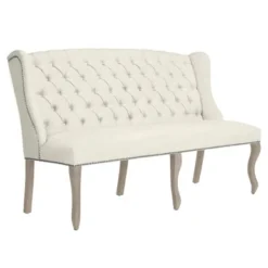 Archer Banquette - Natural Grey