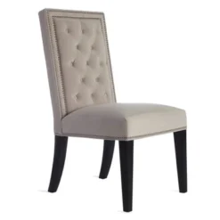 Maxwell Dining Chair With Nailheads - Espresso -LOVESE Furniture Shop 013878905a 87774.1690275370.386.513
