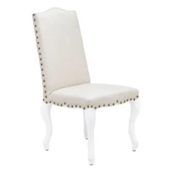 Florette Dining Chair - High Gloss White -LOVESE Furniture Shop 013904896 93631.1690284492.386.513