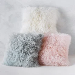 Mongolian Pillow 22" - White -LOVESE Furniture Shop 040025201 3 10660.1690268279.386.513 1