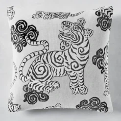 Bengali Pillow 22" - Black -LOVESE Furniture Shop 040830797 35301.1690299817.386.513 1