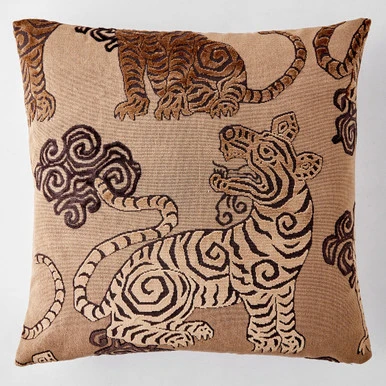 Bengali Pillow Cover 22" - Caramel 2 Bengali Pillow Cover 22" - Caramel - Image 2