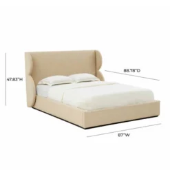 Jibriyah Tweed Bed 9 Jibriyah Tweed Bed -LOVESE Furniture Shop 600003532 4 53412.1690292137.386.513