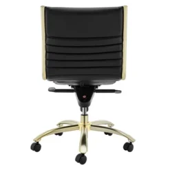 Darby Low Back Office Chair - Black/Brushed Gold -LOVESE Furniture Shop 603922981 5 19458.1690292089.386.513