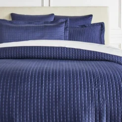 Cora Bedding - Navy -LOVESE Furniture Shop 620009012 41672.1690280861.386.513