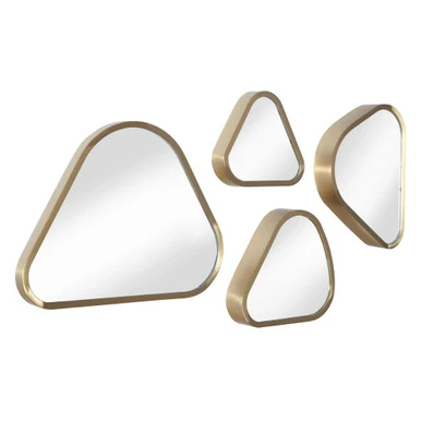Pebble Mirrors - Set Of 4 1 Pebble Mirrors - Set Of 4