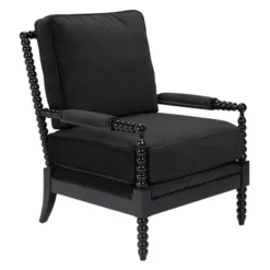 Spindle Chair - High Gloss Black -LOVESE Furniture Shop 810219859 20194.1690278035.386.513