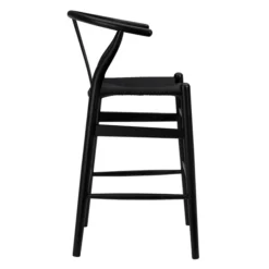 Tia Counter Stool - Black/Black 7 Tia Counter Stool - Black/Black -LOVESE Furniture Shop webimage 013101700 2 jpg