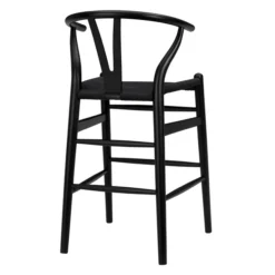 Tia Counter Stool - Black/Black 8 Tia Counter Stool - Black/Black -LOVESE Furniture Shop webimage 013101700 3 jpg