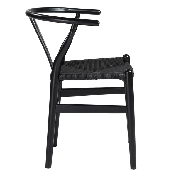 Tia Dining Chair Black/Black - Set Of 2 4 Tia Dining Chair Black/Black - Set Of 2 - Image 4