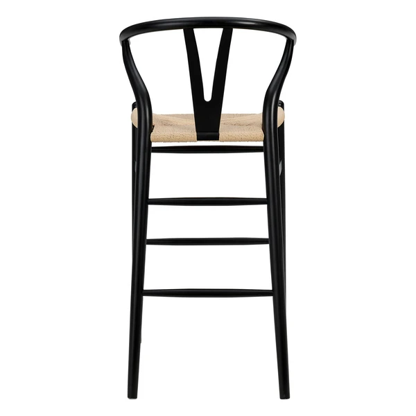 Tia Bar Stool - Black/Natural 5 Tia Bar Stool - Black/Natural - Image 5