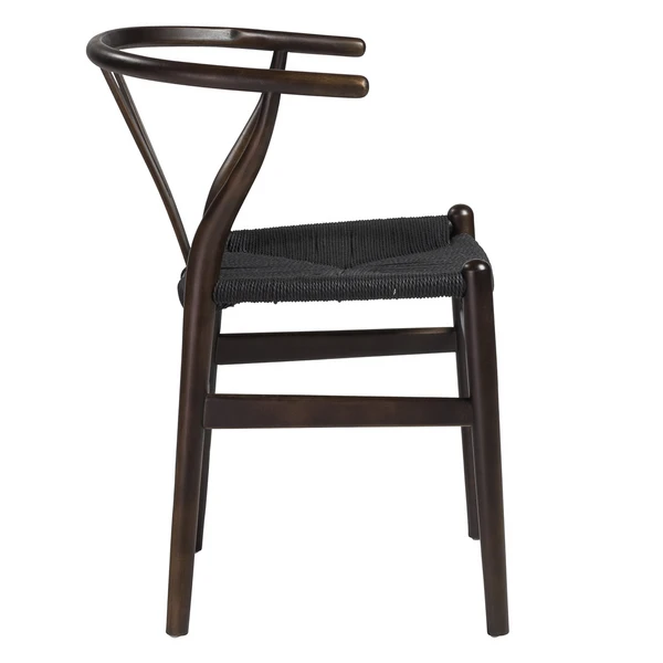 Tia Dining Chair Walnut/Black - Set Of 2 4 Tia Dining Chair Walnut/Black - Set Of 2 - Image 4