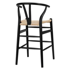 Tia Counter Stool - Black/Natural -LOVESE Furniture Shop webimage 013175628 3 jpg