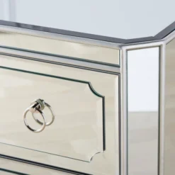 Simplicity Mirrored 5 Drawer Tall Chest -LOVESE Furniture Shop webimage 014209993 DTL