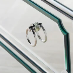 Simplicity Mirrored 5 Drawer Tall Chest -LOVESE Furniture Shop webimage 014209993 DTL2