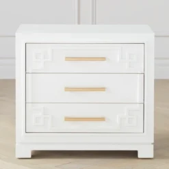 York 3 Drawer Nightstand