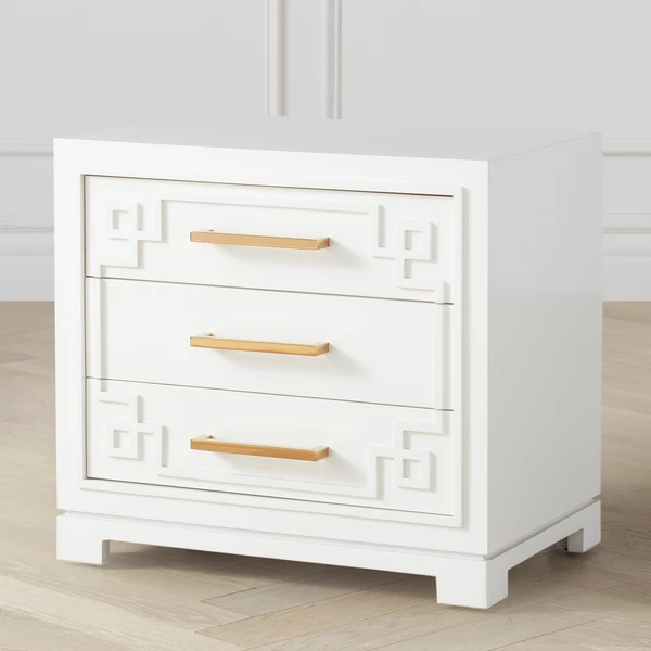 York 3 Drawer Nightstand 2 York 3 Drawer Nightstand - Image 2