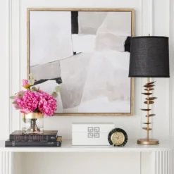 Peonies With Gold Strip Vase -LOVESE Furniture Shop webimage 020232965 630295175 166131334 207999717 GRP 2