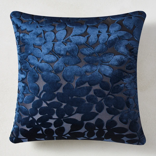 Botanical Pillow 20" - Navy 2 Botanical Pillow 20" - Navy - Image 2
