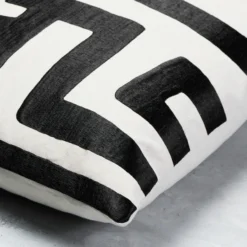 Nikki Chu - Mandala Pillow 22" - Black -LOVESE Furniture Shop webimage 040249726 DTL