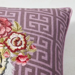 Jungle Queen Pillow 22" - Aubergine 7 Jungle Queen Pillow 22" - Aubergine -LOVESE Furniture Shop webimage 040266358 DTL2 1