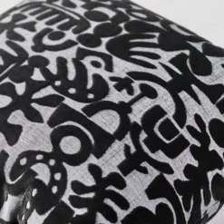 Nikki Chu - Baraka Pillow 20" - Black -LOVESE Furniture Shop webimage 040280067 DTL 1