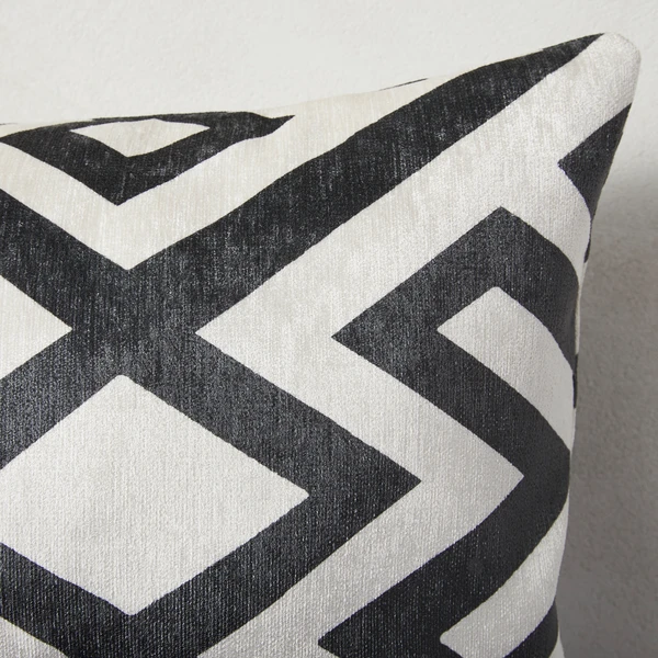 Nikki Chu - Kenya Lumbar Pillow - Charcoal 3 Nikki Chu - Kenya Lumbar Pillow - Charcoal - Image 3