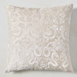 Giardino Pillow 22" - Silver