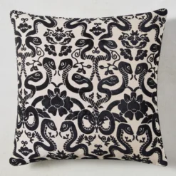 Giardino Pillow 22" - Black