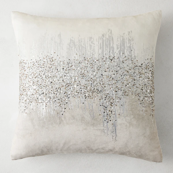 Joie De Vivre Pillow 22" - Grey 1 Joie De Vivre Pillow 22" - Grey