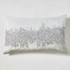 Joie De Vivre Lumbar Pillow - Grey