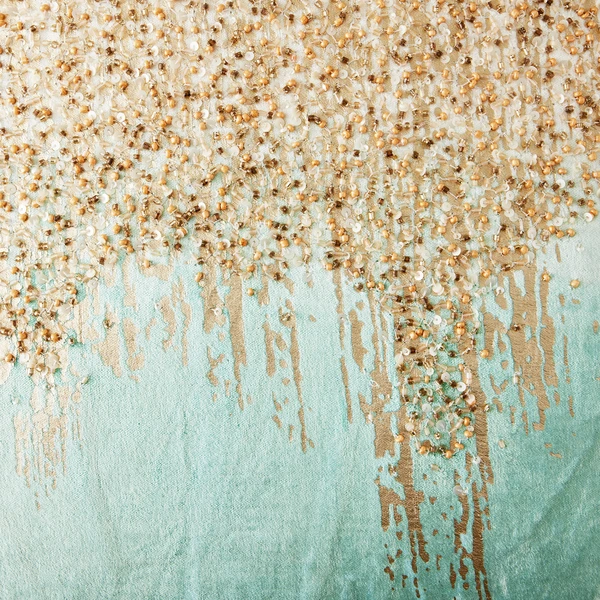 Joie De Vivre Pillow 22" - Aqua 3 Joie De Vivre Pillow 22" - Aqua - Image 3